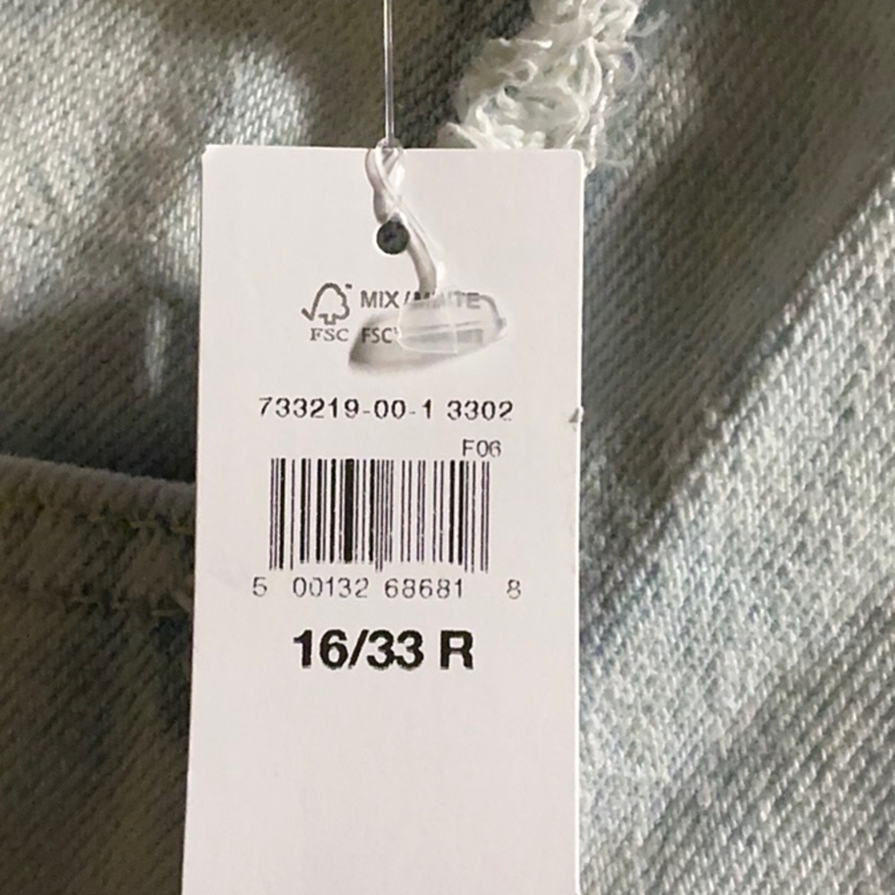 GAP Mid Rise SuperSoft Baggy Jeans NWT 16/33R - Picture 7 of 9